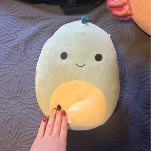 Squishmallows Light Blue and Cream Stuffed Animal